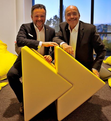 Geschäftsführung Antenne Steiermark und Antenne Kärnten,
Gottfried Bichler, Rudolf Kuzmicki, GEPA pictures/ Markus
Oberlaender