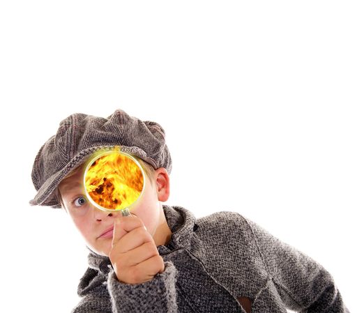 Dem Feuer auf der Spur beim Brandschutztag.