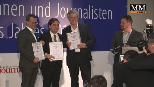 Die Fachzeitung „Der österreichische Journalist“
hat die besten Journalisten und Medienmacher ausgezeichnet. Mit
Markus Mair und Christian Rainer