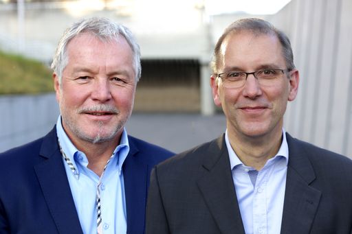 Bernhard Zinner (links) und Bernd Seibel - die
neuen Geschäftsführer beim Biotech-Unternehmen Zytoprotec.