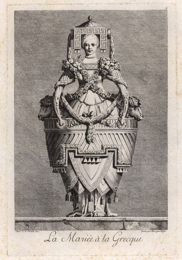 Vorschau Bild von Ennemond Alexandre Petitot, Bergere à la Grecque
[Schäferin im griechischen Stil], aus der Serie Mascarade à la
Grecque [Maskerade im griechischen Stil], Parma, 1777, Radierung