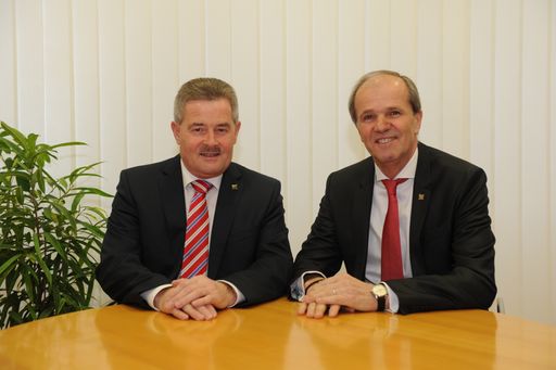 Die beiden Geschäftsführer Mag. Franz Klein und Ing. Johann Bock.