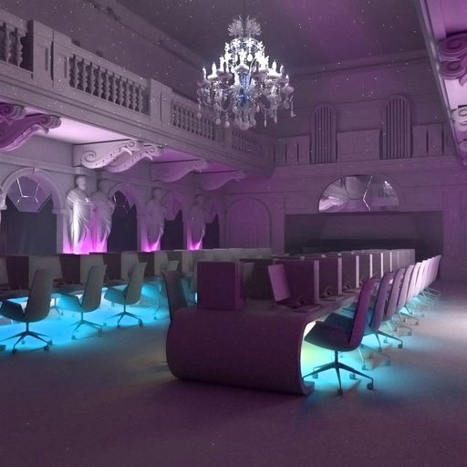  Unübertreffliches Ambiente und modernste Technik:
Der Hauptsaal der OP Arena