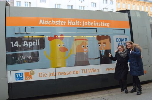 Vorschau Bild von Besucher/innenpromotion für die Jobmesse der TU Wien