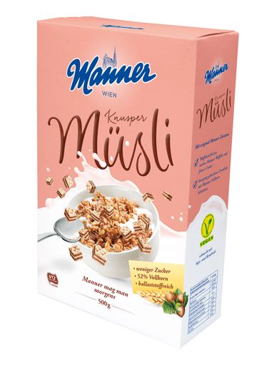 Neu von Manner: das Manner Knusper Müsli