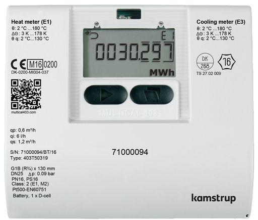 Produktfoto MULTICAL® 403 Frontansicht