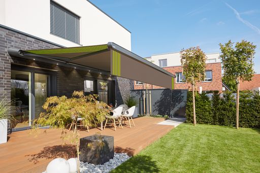 Vorschau Bild von Markilux MX-1 Markise mit Schattenplus gewinnt
Innovationspreis Plus-X Award