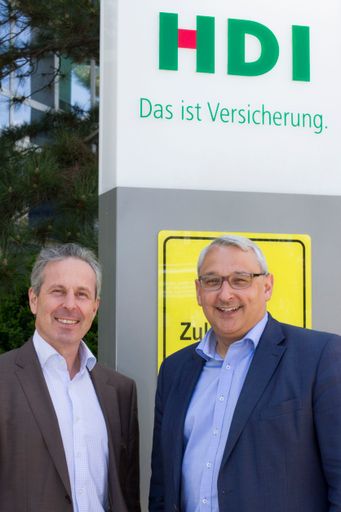 Thomas Lackner und Hugo Martinshausen (HDI
Versicherung) haben gut lachen