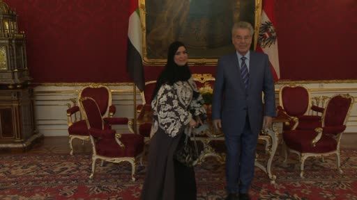Präsidentin des Nationalrats der Vereinigten
Arabischen Emirate traf BP Dr. Fischer und Amtskollegen
