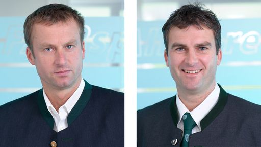 Vorschau Bild von Geschäftsführung HAGE v.l.n.r.: DI Stefan Hampel, Ing. Mag.
Florian Hampel