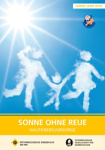  Die neue Broschüre "Sonne ohne Reue" ist kostenlos
bei der Krebshilfe und in allen Apotheken erhältlich.
