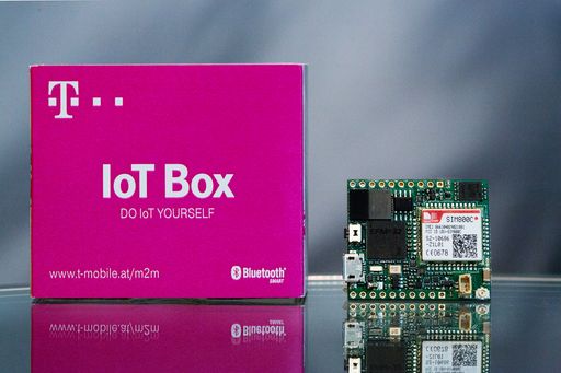 T-Mobile IoT-Box (Modul 39x32x6mm) macht Geräte
„smart“ und erlaubt eigene IoT-Ideen im Handumdrehen umzusetzen.