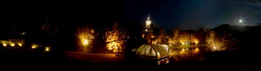 Vorschau Bild von Seebühne (abends) - Abends erstrahlt die
Nepomuk-Seebühne in Waldhausen in besonders idyllischem Licht.