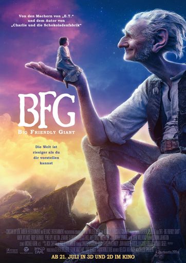 BFG BIG FRIENDLY GIANT Hauptplakat. Weiterer Text
über ots und www.presseportal.de/nr/12946 / Die Verwendung dieses
Bildes ist für redaktionelle Zwecke honorarfrei. Veröffentlichung
bitte unter Quellenangabe: "obs/Constantin Film/Constantin Film
Verleih"