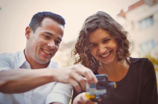 Vorschau Bild von Im Bild v.l.n.r.: Wolfgang Fallmann und Miriam
Boubachta