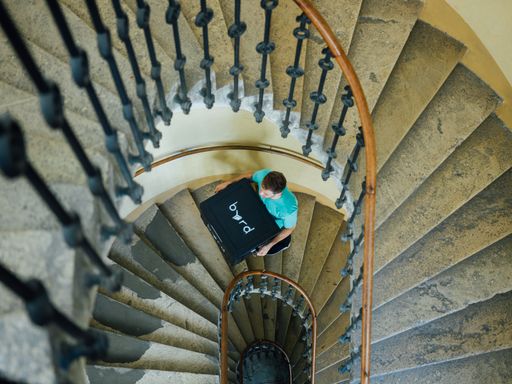 Vorschau Bild von byrd Kurier beim Einsatz