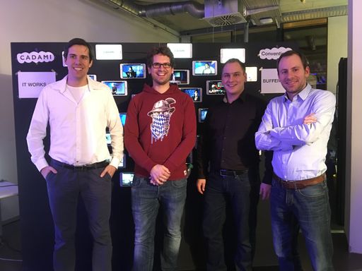  Das Team von Cadami v.l.n.r.: Thomas Kuehn, Andreas
Dotzler, Maximilian Riemensberger, Michael Heindlmaier