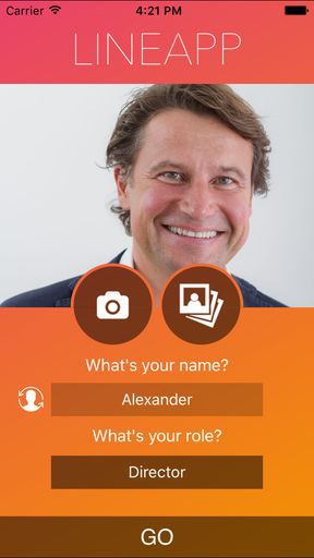 Vorschau Bild von LINEAPP Startscreen