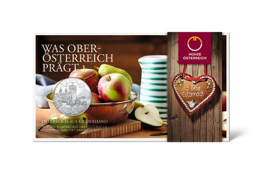 Oberösterreich Münze im schönen Blister