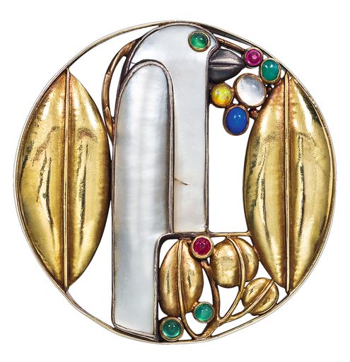 Vorschau Bild von Brosche aus dem Besitz von Emilie Flöge, 1910,
Ausführung: Josef Hoffmann/Wiener Werkstätte