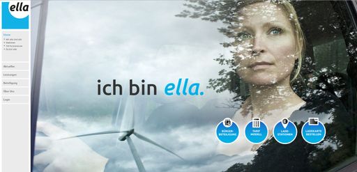 Vorschau Bild von Die ella Homepage in neuem Kleid
