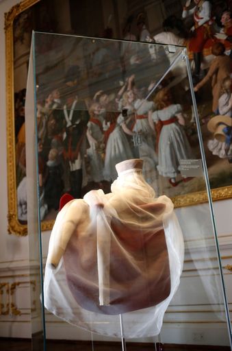 Vorschau Bild von Reitstrumpfhose Elisabeths trappiert auf Damensattel