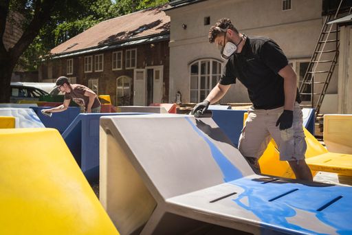  Agentur Rotkäppchen & Goliath bringt urbane Kunst auf den Campus
der Universität Wien