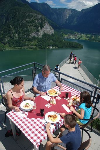 Aussichtsplattform "Welterbeblick" und
Restaurant Rudolfsturm