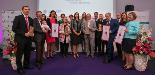 Verleihung der Staatspreise "Unternehmen für
Familien" im Wiener Museumsquartier
