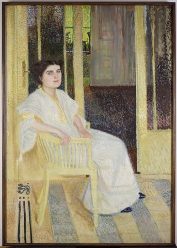 Vorschau Bild von Richard Gerstl (1883-1908), Smaragda Berg, 1906/07;
Öl auf Leinwand, 195 x 137 cm; Dauerleihgabe, Privatbesitz