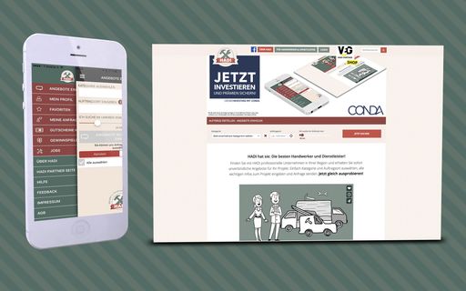 Vorschau Bild von Mittels CONCA Crowdinvesting soll die Bekanntheit der HADI App
noch weiter steigen.