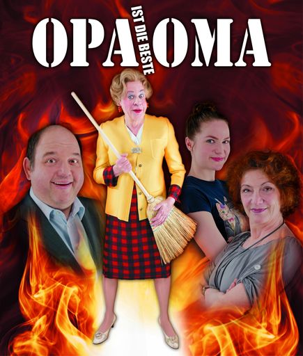 Peter Lodynski als schräge Nanny im Gloria Theater