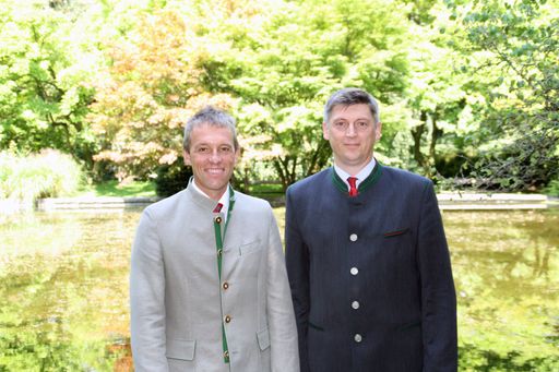 Die frischgewählte Bundesspitze der österreichischen
Maschinenringe