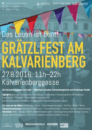  Einladung zum 3. barrierfreien Strassenfest