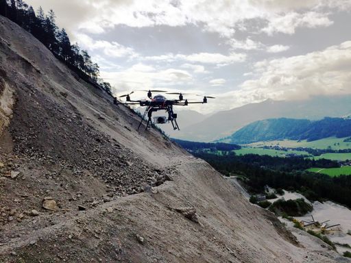 Vorschau Bild von Die Drohne von Skyability im Einsatz