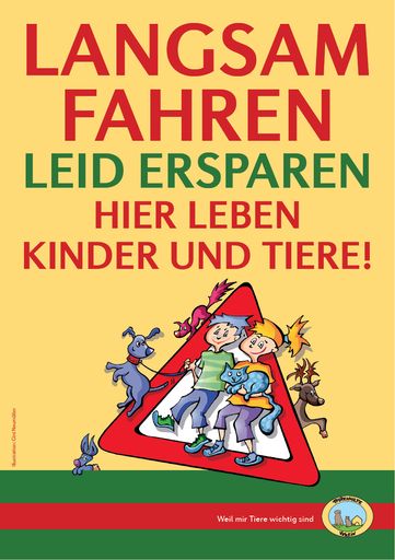 Neue Pfotenhilfe-Kampagne gegen Raserei