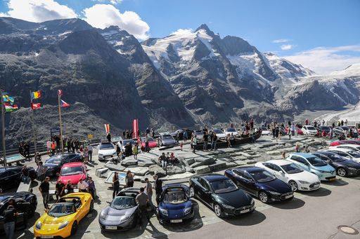  Ausfahrt TESLA Club Austria auf die Großglockner Hochalpenstraße