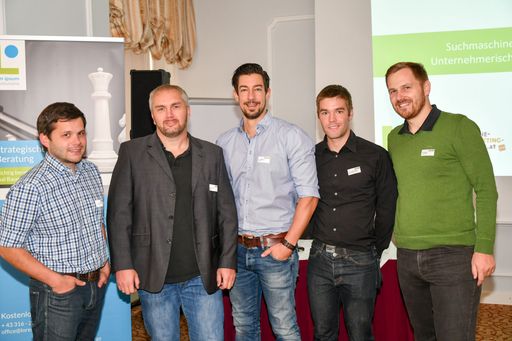  https://www.apa-fotoservice.at/galerie/8061/
Speaker (c) APA, v.l.: Werner Aschenbrenner (Lorem Ipsum
web.solutions GmbH), Oliver Hauser (get on top gmbh), Mag. Martin
Höllinger (mahoom.at), Markus Unterweger (pewag international
group), Karl Kowald (Lorem Ipsum web.solutions GmbH)