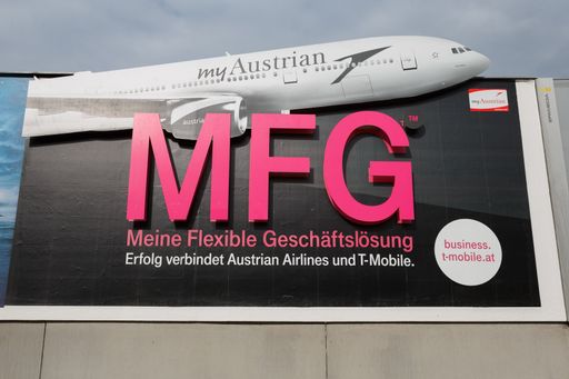 Vorschau Bild von Kreative Formatsprengungen bewähren sich, um die
Aufmerksamkeit der Konsumenten auf die maßgeschneiderten
Business-Lösungen von T-Mobile zu lenken