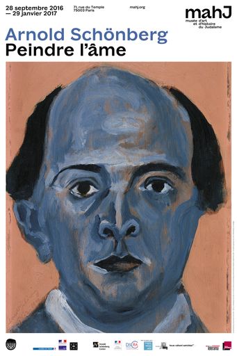  Plakat zur Ausstellung »Arnold Schönberg – Peindre l’âme«