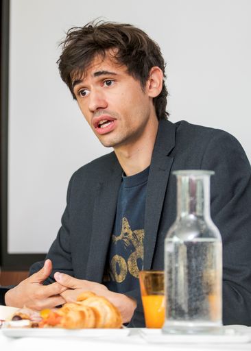 Vorschau Bild von CEO Jean Meyer beim Launch der Dating-App Once