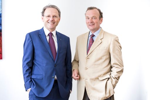 Dr. Karl Derfler und Franz Helbich