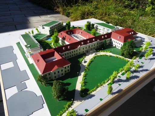  Modell des revitalisierten Gesundheitshotel Sauerhof.