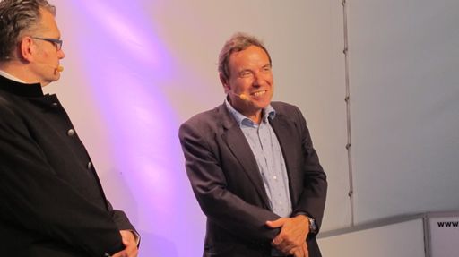 Vorschau Bild von Abschluß der Präsentationen war der Dialog von Thomas Brenner mit
Siegmund Kahlbacher, dem österreichischen CEO der K.Y.A.T.T. Gruppe.