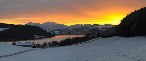  Mattsee mit Alpenblick
