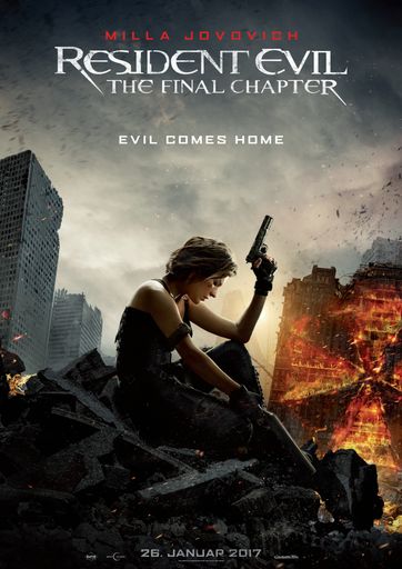 RESIDENT EVIL: THE FINAL CHAPTER/ Neuer Trailer ab
sofort online