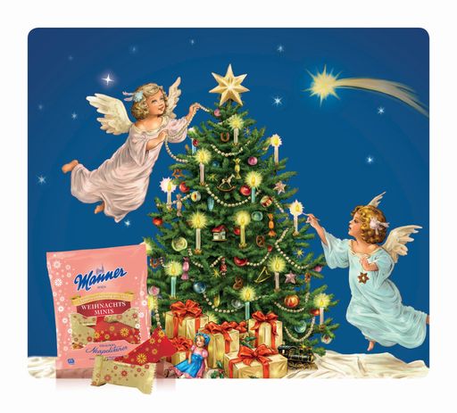  Weihnachtsbaum mit Manner Baumbehang