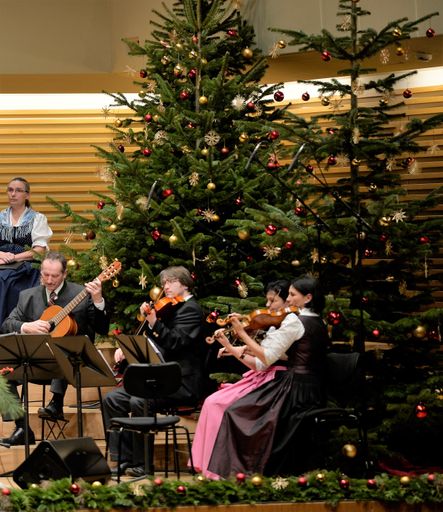 Hervorragende Musikensembles verzaubern mit
traditionellen Adventliedern und -weisen.
