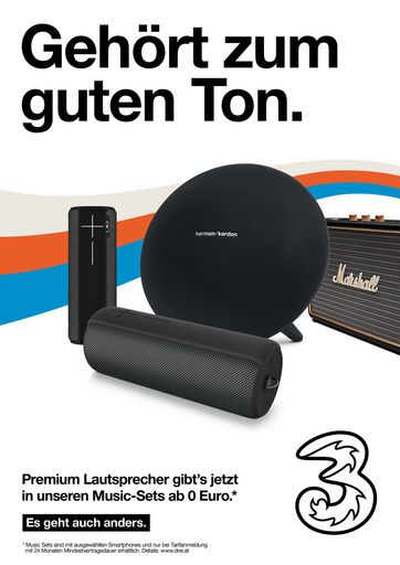 Vier Bluetooth Lautsprecher im Set mit
Top-Smartphones ab 0 €.