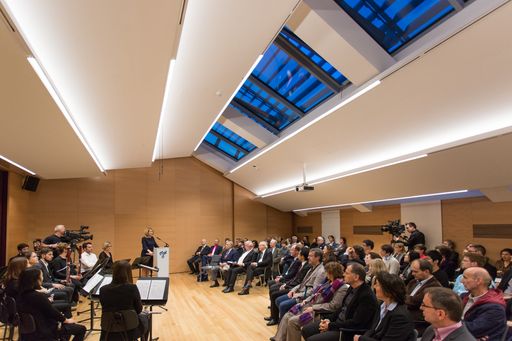 In Anwesenheit von Maestro Zubin Mehta wurde der
"Zubin Mehta Saal" an der mdw eingeweiht.